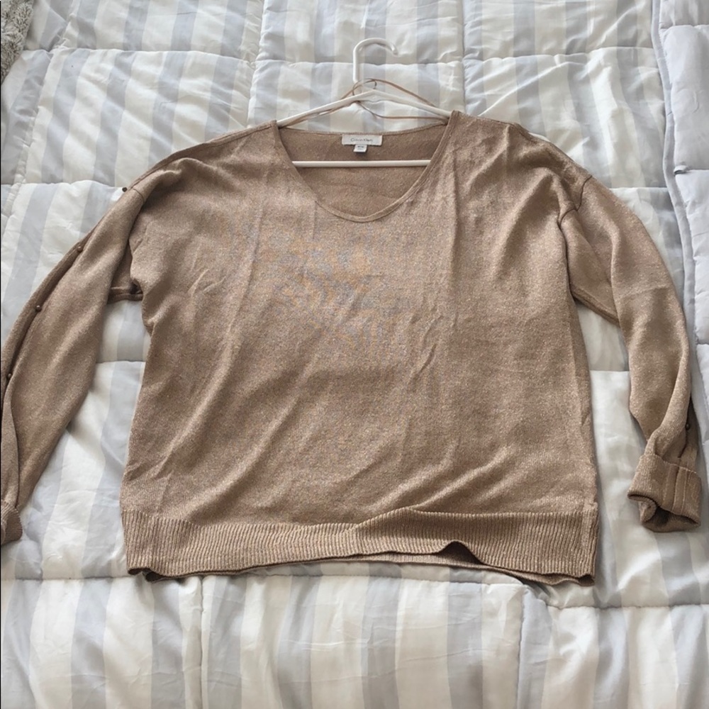 Shimmery gold Calvin Klein Blouse